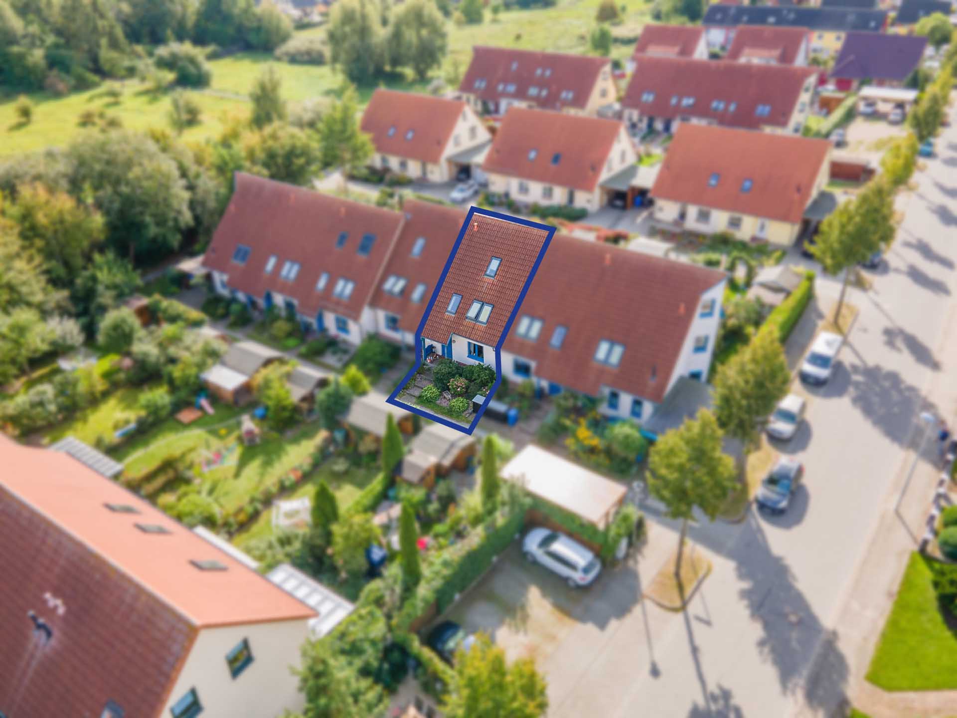 Reihenmittelhaus in Stralsund - Beliebter Stadtteil